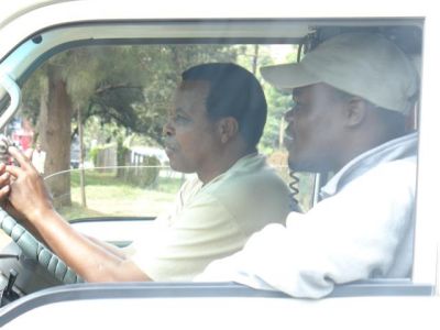Nico and Driver in Nairobi Traffic