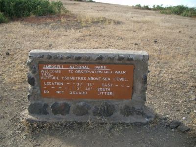 Amboseli Sign