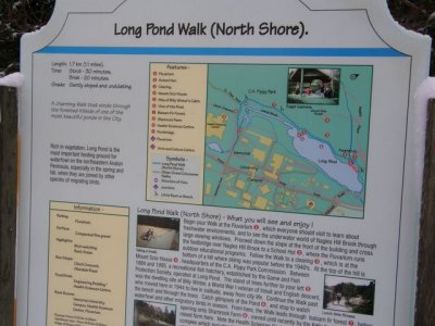 Long Pond Walk Sign