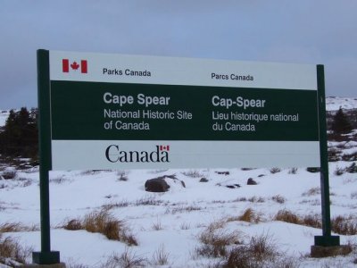 Cape Spear Sign