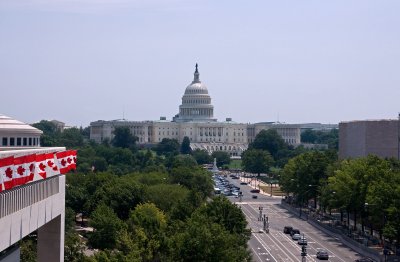 View from the Pennsylvania Avenue Terrace