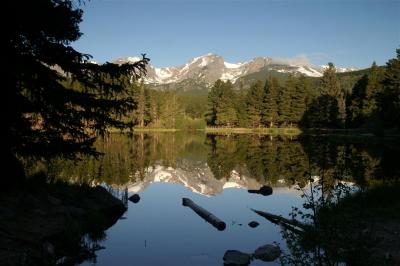 Sprague Lake post alpenglow