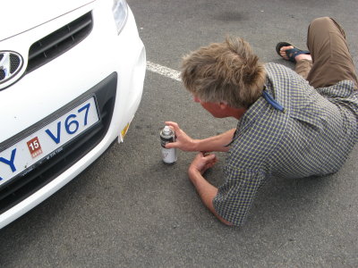 Rental car touch-up