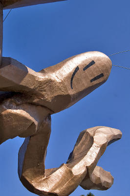 lobster sculpture, close-up