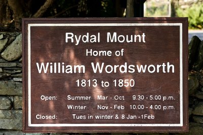 Rydal Mount, entrance