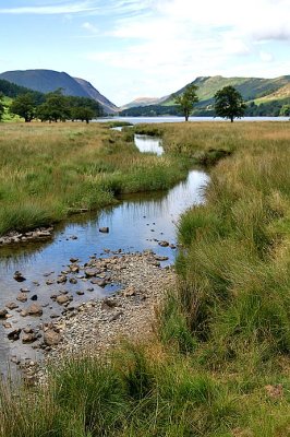 view on Buttermere with creek