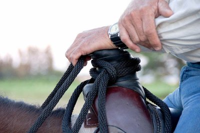 Western saddle!