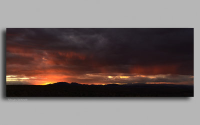 Lake Meade Sunset Panorama