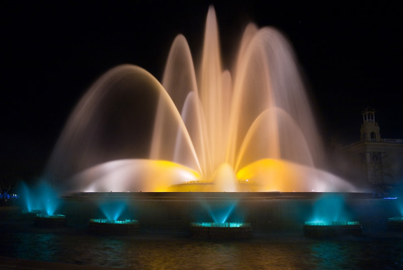 montjuic fontain