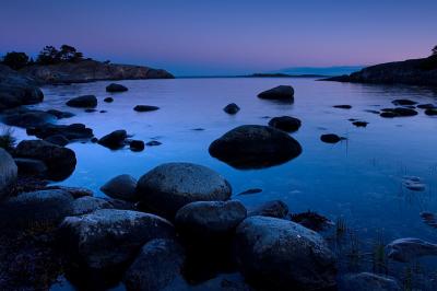 bay at night