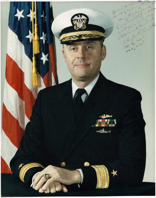 RADM Arlington F Campbell photo Cherry River Navy photos at