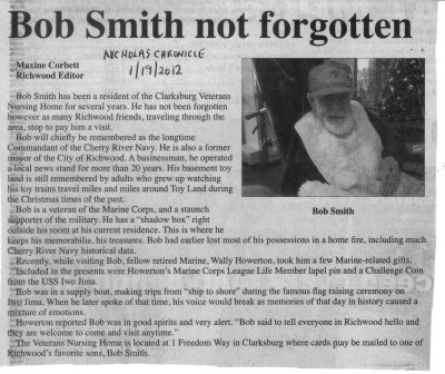 Bob Smith 01 19 2012 Nic Chronicle