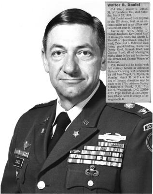 Col Walter B Daniel