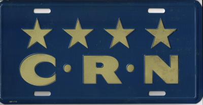 CRN License Plate
