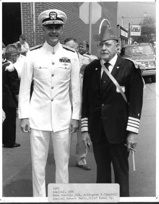 1987 Rear Adm Campbell and Adm Smith