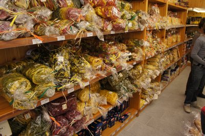 Huge range of Pastas in a small shop