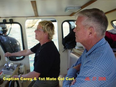 Capt. Carrie & 1st Mate Col Carl