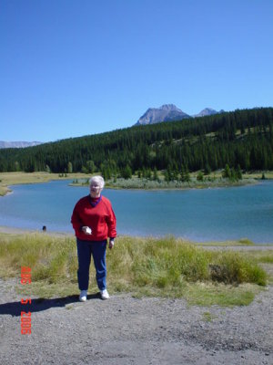 Grace at Two Jacks Lake Banff
