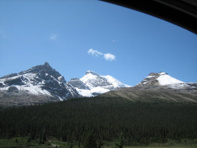 Mountains surrounding the Columbia Glacier
