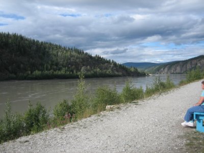 Yukon River in Dawson City
