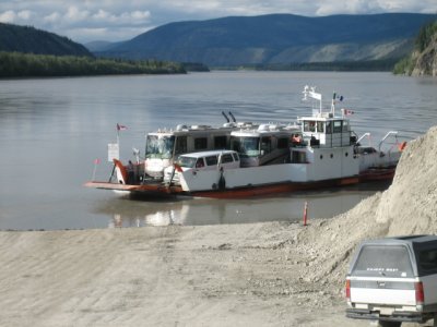 Ferry adjusts to current