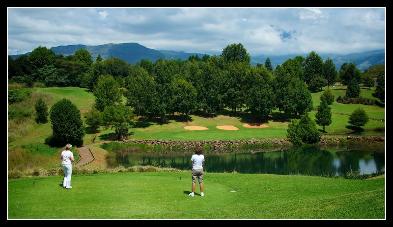 Jill at the 4th Hole