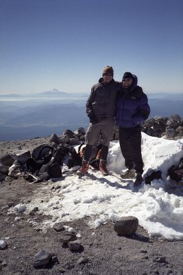 Axel and Me on Summit of Mt Adams