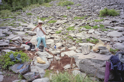 Bev in Mt Jefferson Wilderness