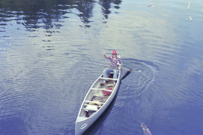 Me in Canoe on Lake Merwin