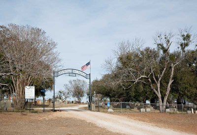 Concrete Cemetery, Guadalupe County, Texas    20090302-1639