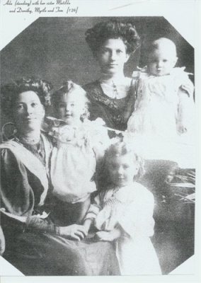 Matilda Hoskin with sister Ada, and Dorothy Myrtle and Tom