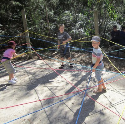 Hudson and the rope maze
