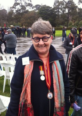 The real Boer War campaign medal belonging to my grandfather, Frank Halsall, and the descendant medallion