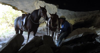 In the cave