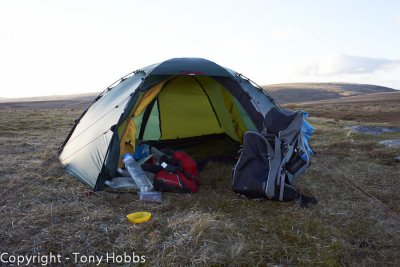 My First camp on Dartmoor