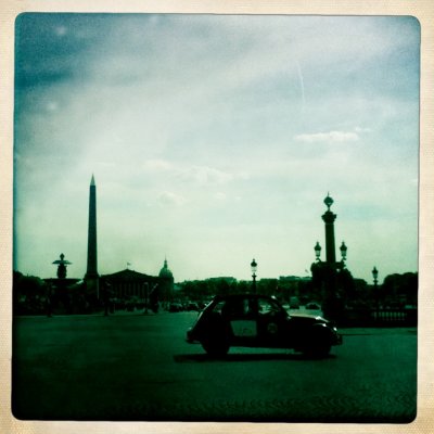 volkswagen beetle  la Place de la Concorde