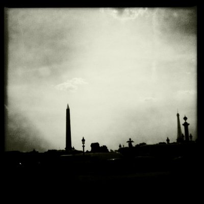 ciel s'assombrit  la  la Place de la Concorde #3