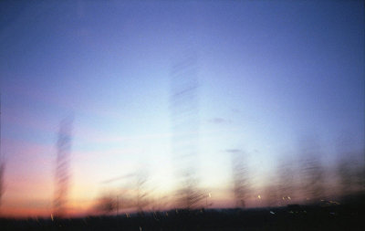 on the road at dusk #3