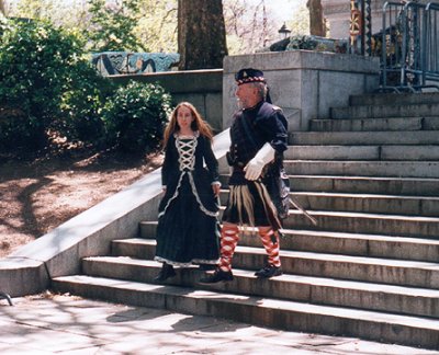 Ralph and Ellie at Grants Toomb 2002