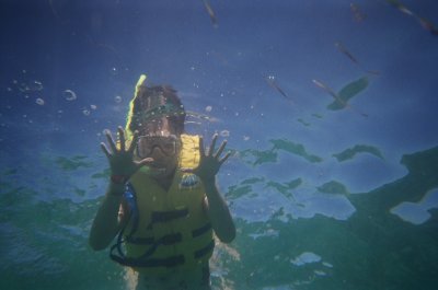 it's me....tour guy took the shot under water:P