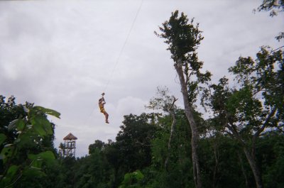 zipline......it's so much fun....just short