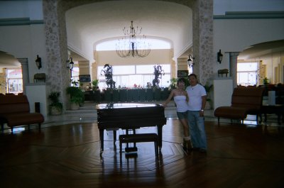 hotel lobby