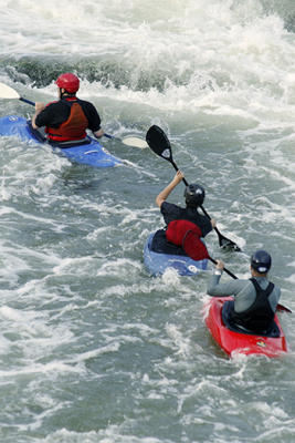 Kayaking on the Potomac River
