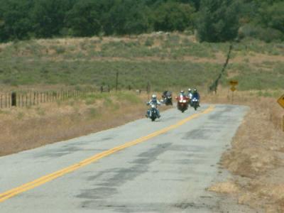 Tracy leading the 2nd pack