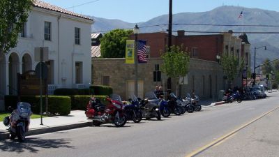 Our bikes at the Museum