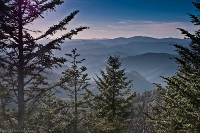 Water Rock Knob is on the Blue Ridge Parkway, near Waynesville, NC