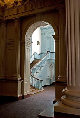 Staircase inside Independence Hall, Philadelphia