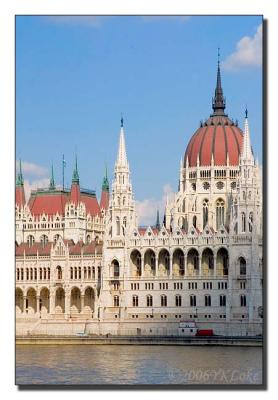 The Hungarian Parliament Building.