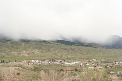 Clouds Moving Over Gardiner, MT