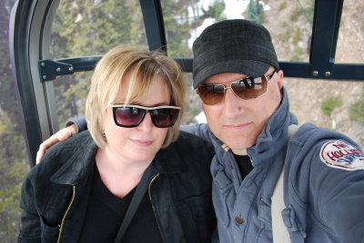 Janet and Brian enjoy the ride